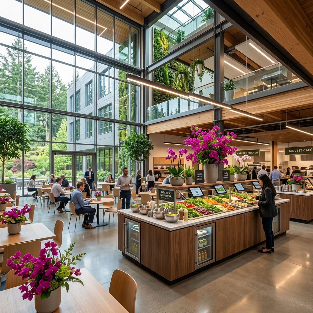 Savorix Modern Corporate Cafeteria Pod